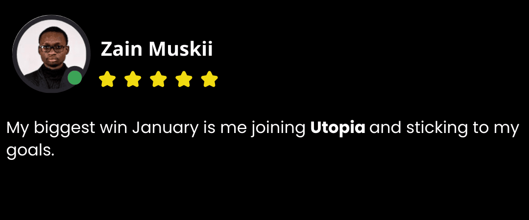 Testimonial from Zain Muskii