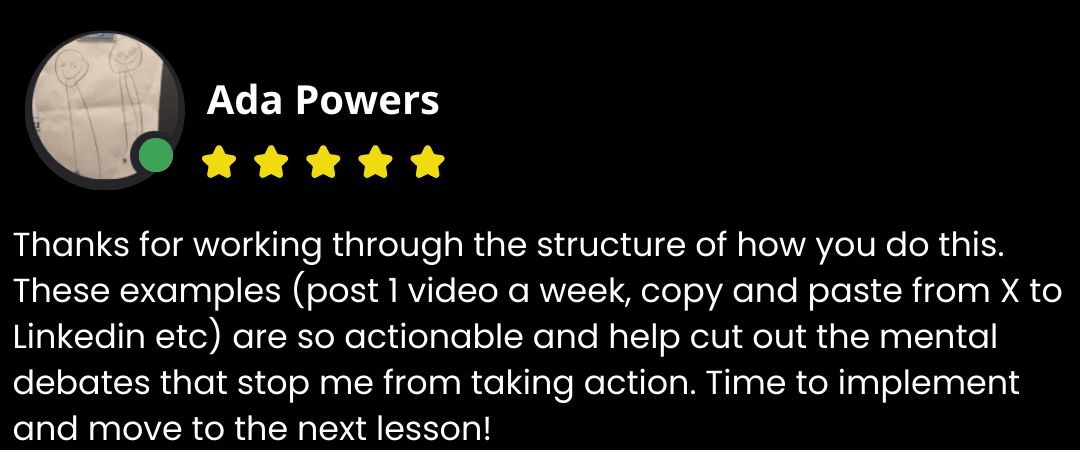 Testimonial from Ada Powers